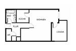 Etagenwohnung Essen Südviertel - 1 Zimmer, 56 m&sup2;, 570&euro; | Angebot:23547551