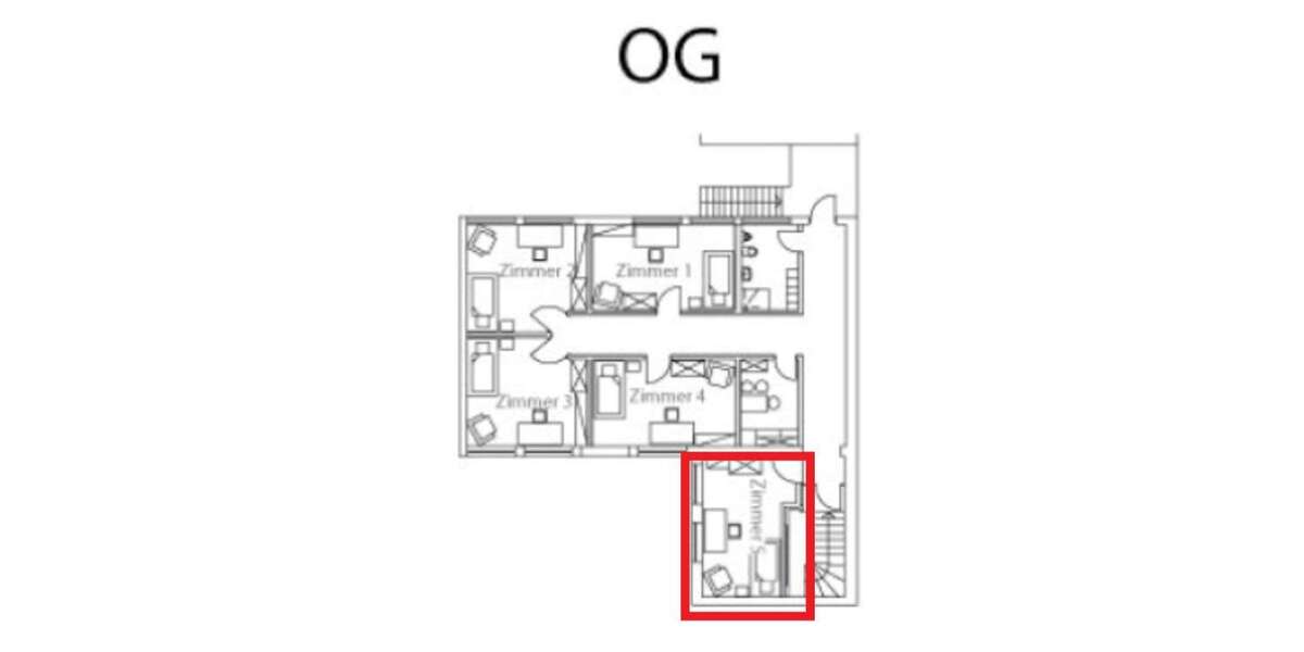 Etagenwohnung Duisburg Duissern - 1 Zimmer, 16 m&sup2;, 308&euro; | Angebot:27162921