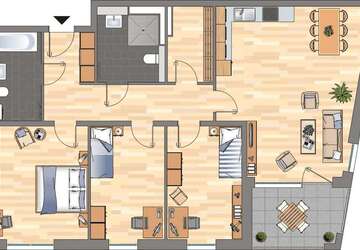 Wohnung Essen Südviertel - 4 Zimmer, 114 m&sup2;, 1.429&euro; | Angebot:27216162