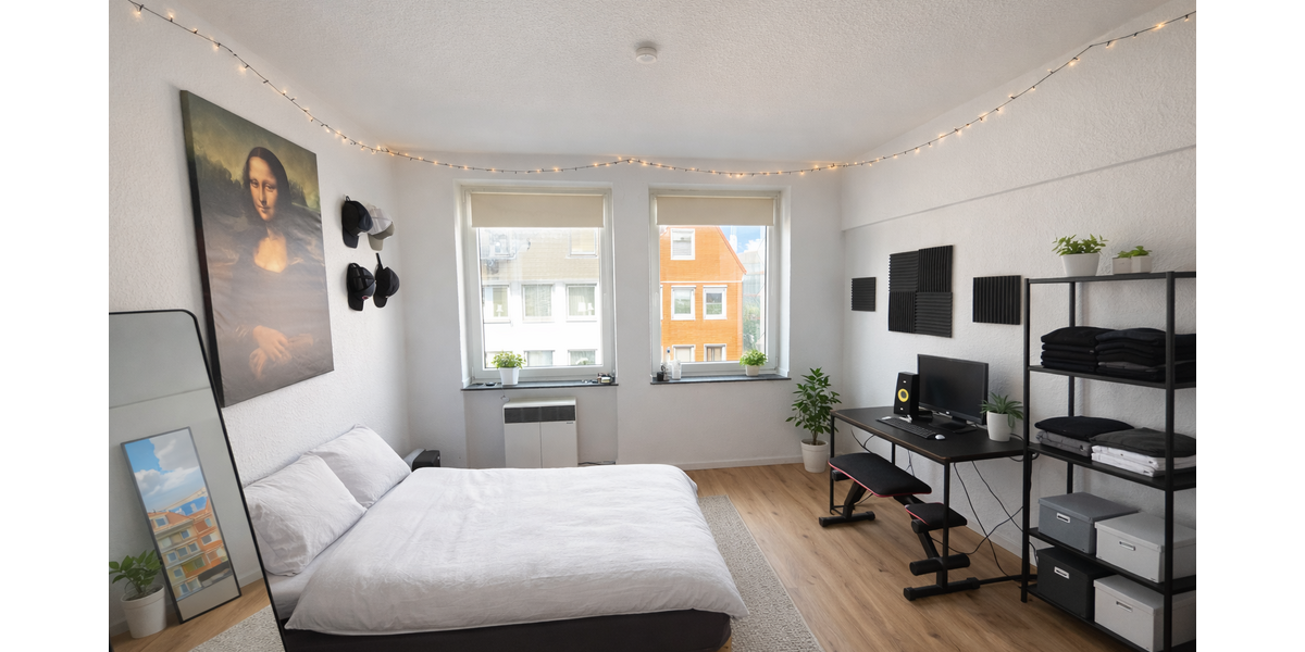 Etagenwohnung Düsseldorf - 1 Zimmer, 27 m&sup2;, 675&euro; | Angebot:26663320