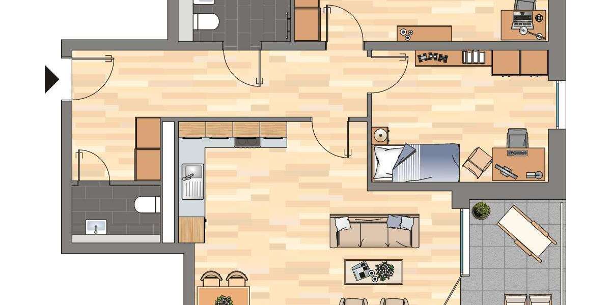 Etagenwohnung Essen Südviertel - 3 Zimmer, 93 m&sup2;, 1.159&euro; | Angebot:27079651