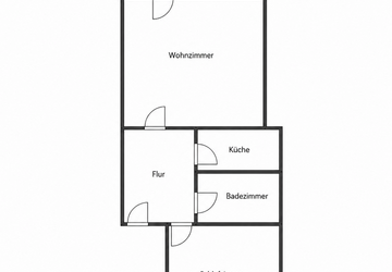 Wohnung Duisburg Duisburg-Mitte - 2 Zimmer, 45 m&sup2;, 300&euro; | Angebot:26785558