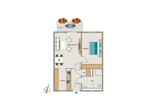 Etagenwohnung Duisburg Walsum - 2 Zimmer, 64 m&sup2;, 772&euro; | Angebot:25956792