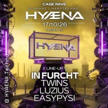 HYANA Techno - WELCOME TO THE CAGE 17.10.2026 Ampere