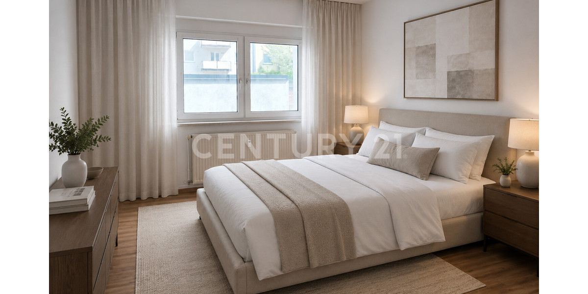 Schlafzimmer - Virtuelles Staging