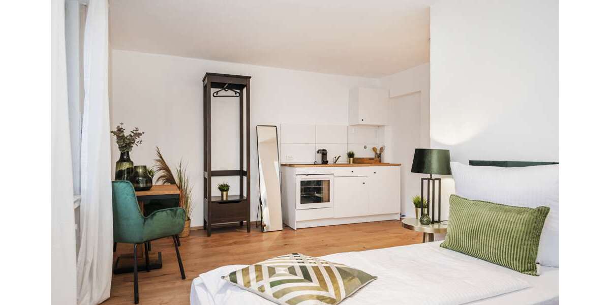 Etagenwohnung Mülheim an der Ruhr - 1 Zimmer, 23 m&sup2;, 500&euro; | Angebot:27002872