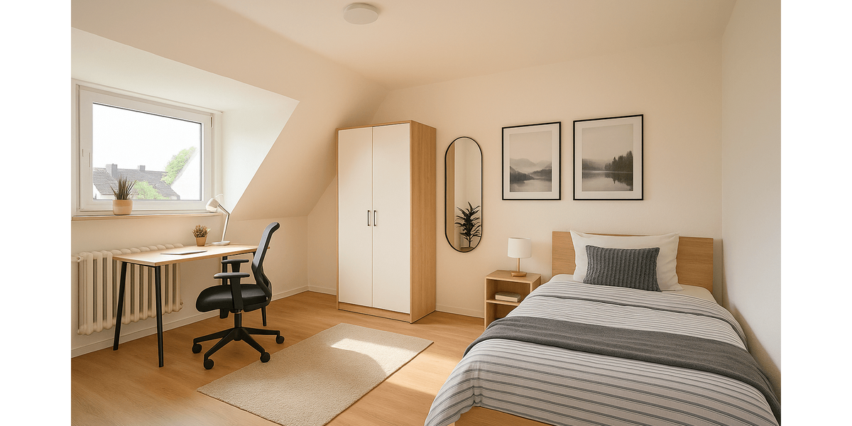 Etagenwohnung Essen Stadtbezirk VII - 1 Zimmer, 15 m&sup2;, 435&euro; | Angebot:27051892