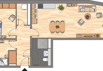 Wohnung Essen Südviertel - 3 Zimmer, 86 m&sup2;, 1.089&euro; | Angebot:26297031