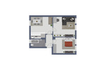 Etagenwohnung Duisburg Essenberg - 2 Zimmer, 54 m&sup2;, 429&euro; | Angebot:26646870